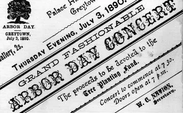 Invitation to Arbor Day concert