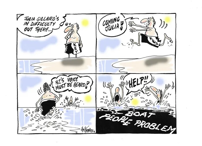 Hubbard, James, 1949- :'Julia Gillard's in difficulty out there...' 4 March 2013