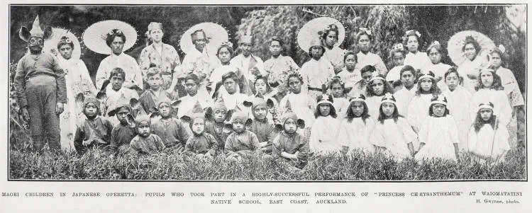 Māori Children In Japanese Operetta