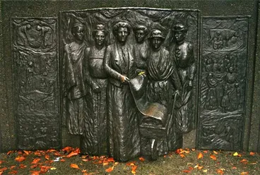 Image: Women's suffrage memorial, Christchurch