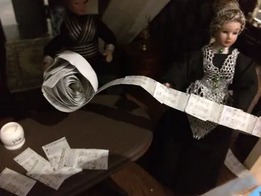 Suffrage dolls house by Bronwyn Hayward Image: Suffrage dolls house by Bronwyn Hayward