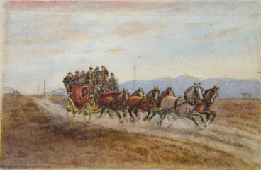 Image: Painting: The South Road in the Sixties, Canty