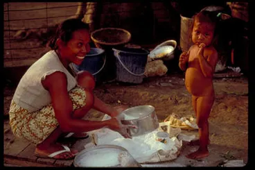 Image: Indonesian mother and child.