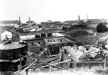 Image: First oil refinery