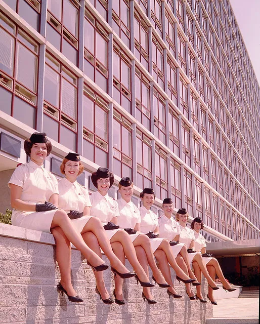 Air Hostess Uniform 1959 Summer 006