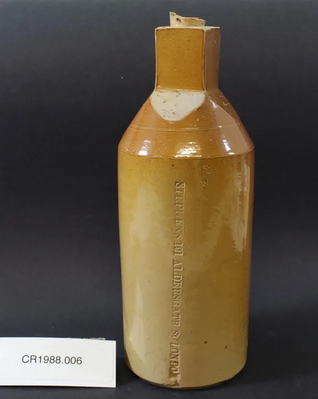 Stephens stoneware ink bottle