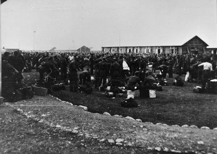 Prisoners of war at Camp 57, Gruppignano, Italy