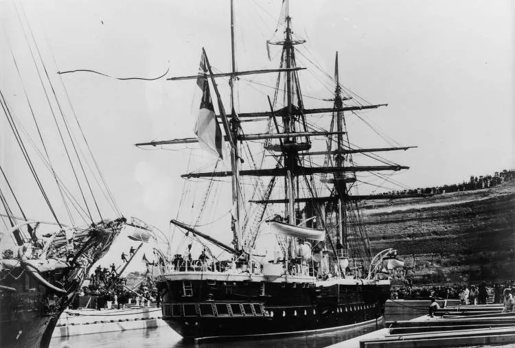 Calliope Dock, on opening day, 1888