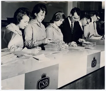 Image: Decimal currency conversion at Canterbury Savings Bank