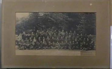 Image: United Fire Brigades' Association of New Zealand 19th annual conference group photograph, 1898