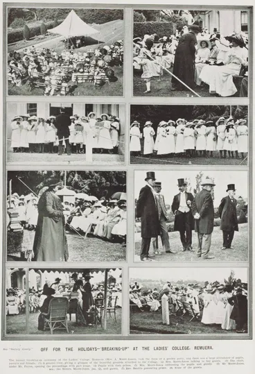 Image: Off for the holidays - 'breaking up' at the Ladies' College, Remuera