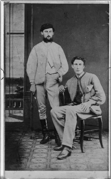 Image: Captain Percival Fortescue and Tom Jenkin