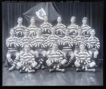 Image: Glass Plate Negative: Christ's College, First XV