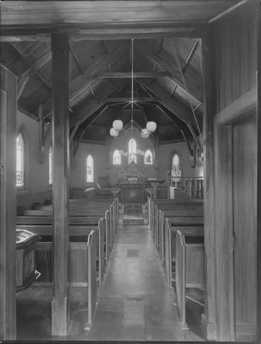 Image: Interior of the chapel, Christ's College, Christchurch