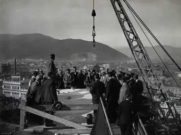 Image: Coping Stone Ceremony, 6 April 1929