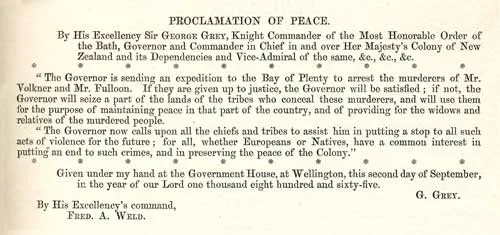 Proclamation, 1865