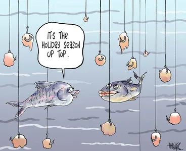 Image: "It's the holiday season up top." 29 December, 2008.