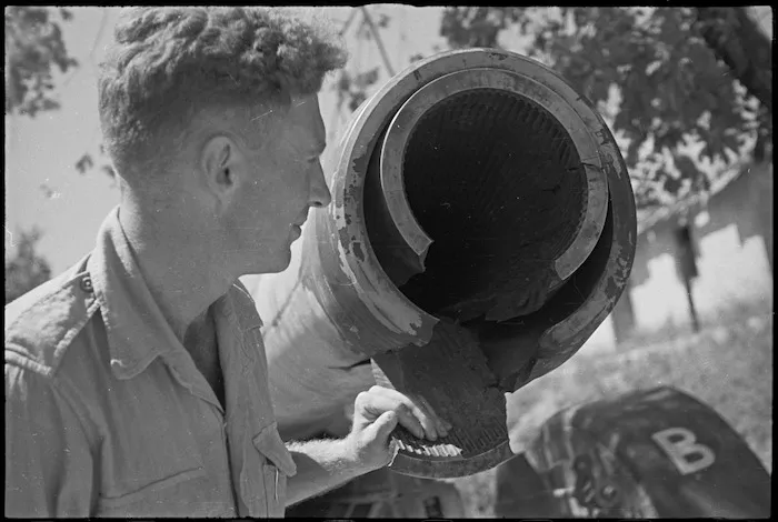 Italian 210mm howitzer, Balsorano, Italy