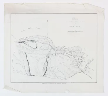 Image: Plan illustrating the operations at Ngatapa