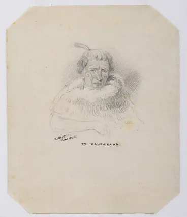 Image: Te Rauparaha. June 1845.