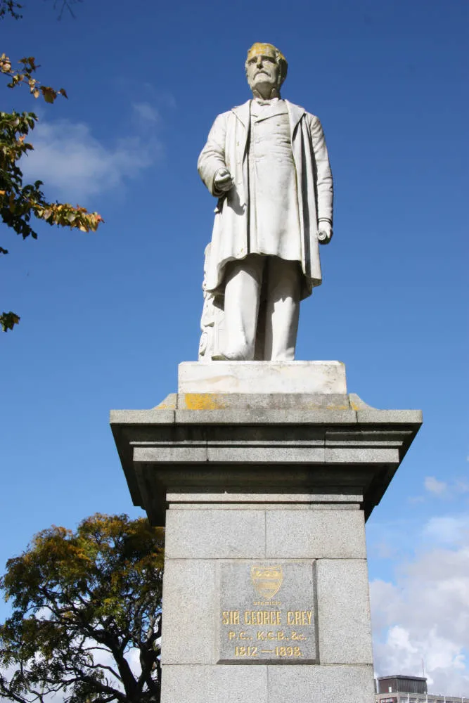 Statue of Sir George Grey, Albert Park, Auckland Central, 2010