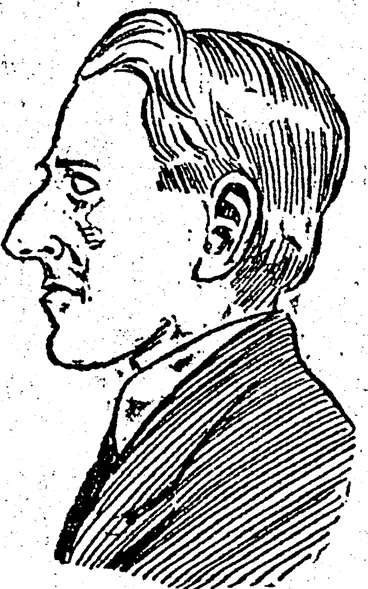 Image: JCJSEPH BRENNAN WAREHAM. (Charged with Assault). (NZ Truth, 20 May 1916)