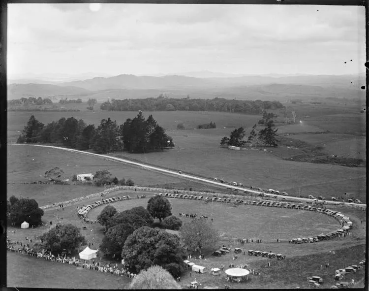 Waimate North from the air, 1928