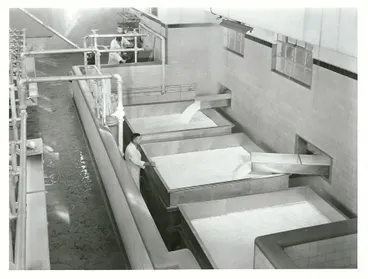 Image: Receiving vats at Waitoa Dehydrated Milk Factory