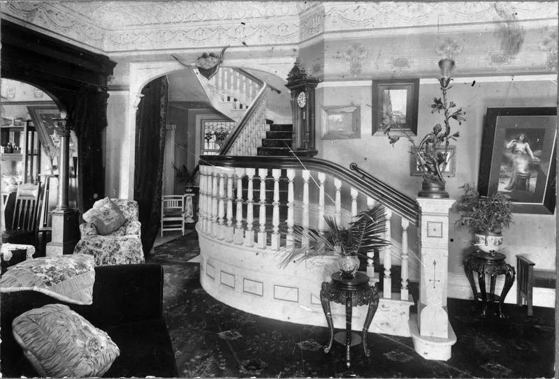 Greenslade House - interior, staircase