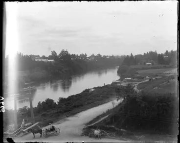 Waikato River near Hamilton, 1905 Image: Waikato River near Hamilton, 1905