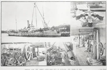 Image: Cable ship Stephan lays new Direct Cable from Suva to Auckland