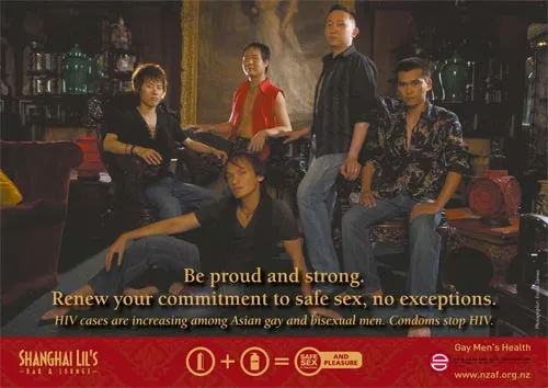 Asian safer sex poster