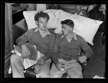 Image: Survivors Sulenta and Wasley, Tangiwai Railway Disaster, 1953