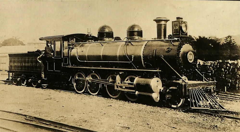 New Zealand Railways locomotive, Oa 2-8-0 class; number 457 (Manawatu 13)