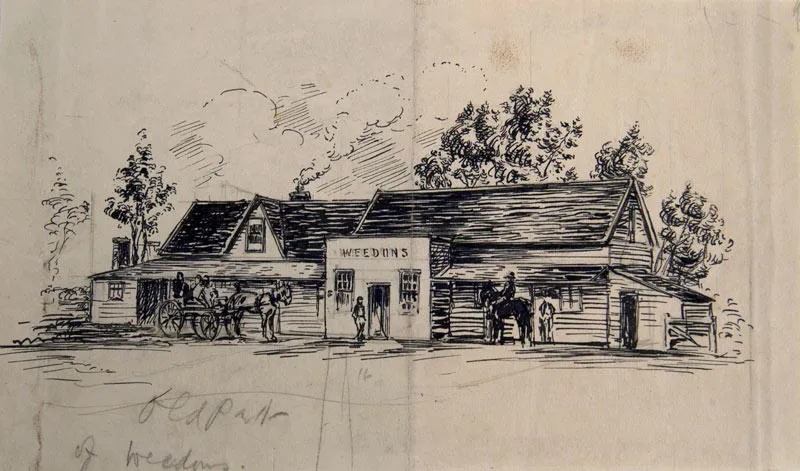 Drawing: Weedons Hotel