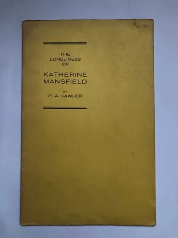 Image: The Loneliness of Katherine Mansfield