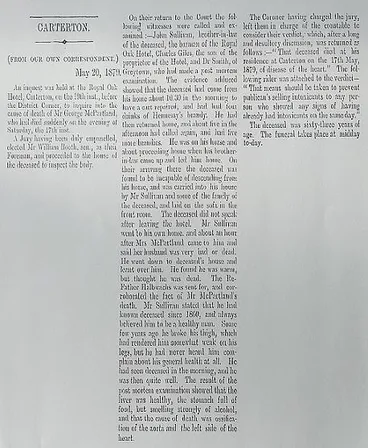 Image: The Coroner's Court in the Royal Oak