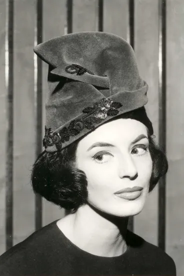 Image: Peachbloom felt toque