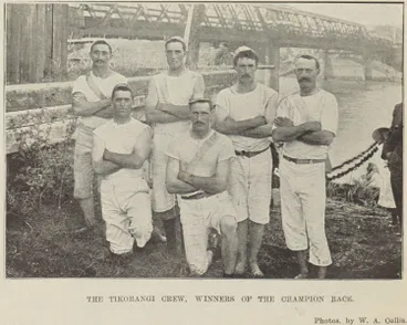 Image: The Tikorangi crew, winners of the champion race