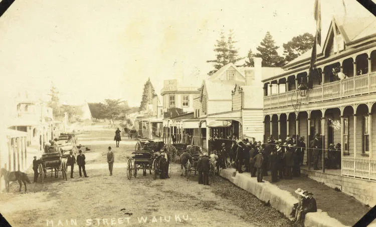 'Main Street, Waiuku', ca 1908
