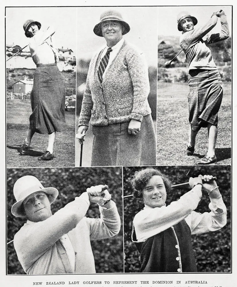 New Zealand lady golfers to represent the dominion in Australia