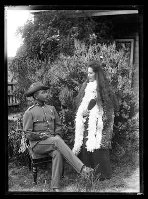 [Lieutenant Walter Callaway and woman]