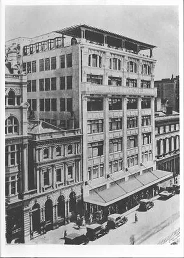 Image: Photo from Souvenir Menu. Milne & Choyce Tearoom.