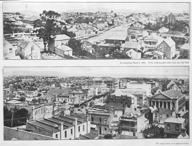 Karangahape Road from Partington's Mill