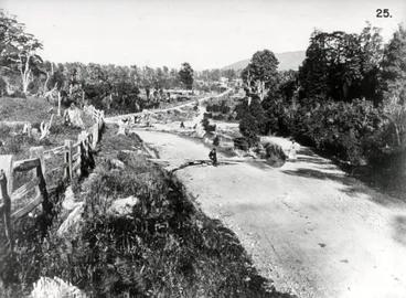 Image: Hutt Valley History 25 Land Clearing and erosion 2; undermined bridge