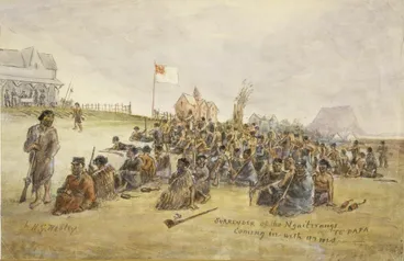Image: Surrender of Ngāi Te Rangi