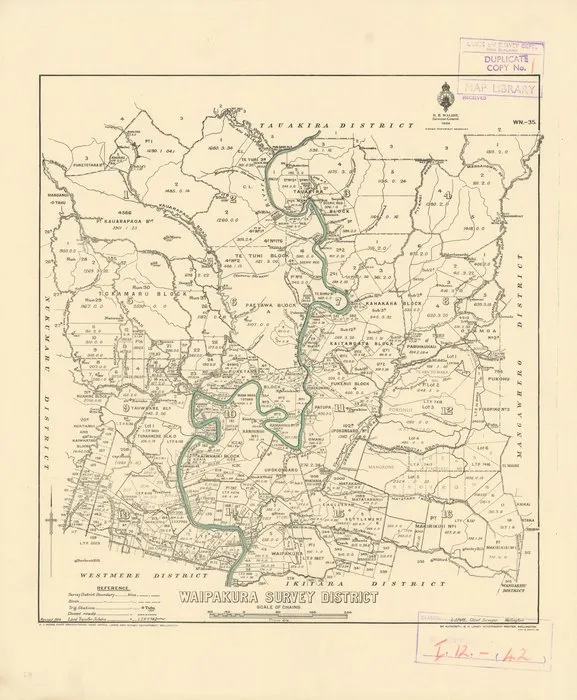 Waipakura Survey District [electronic resource].