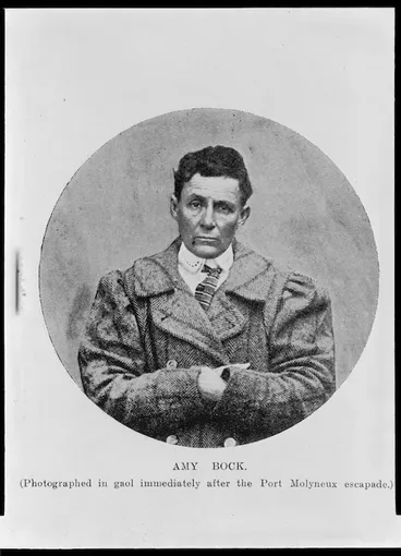 Image: Amy Bock dressed as a man