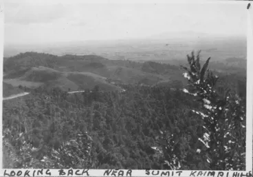 Image: Kaimai Road 1947