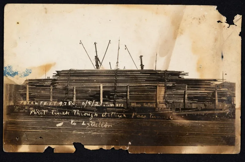 First truck through Arthur's Pass tunnel to Lyttelton.